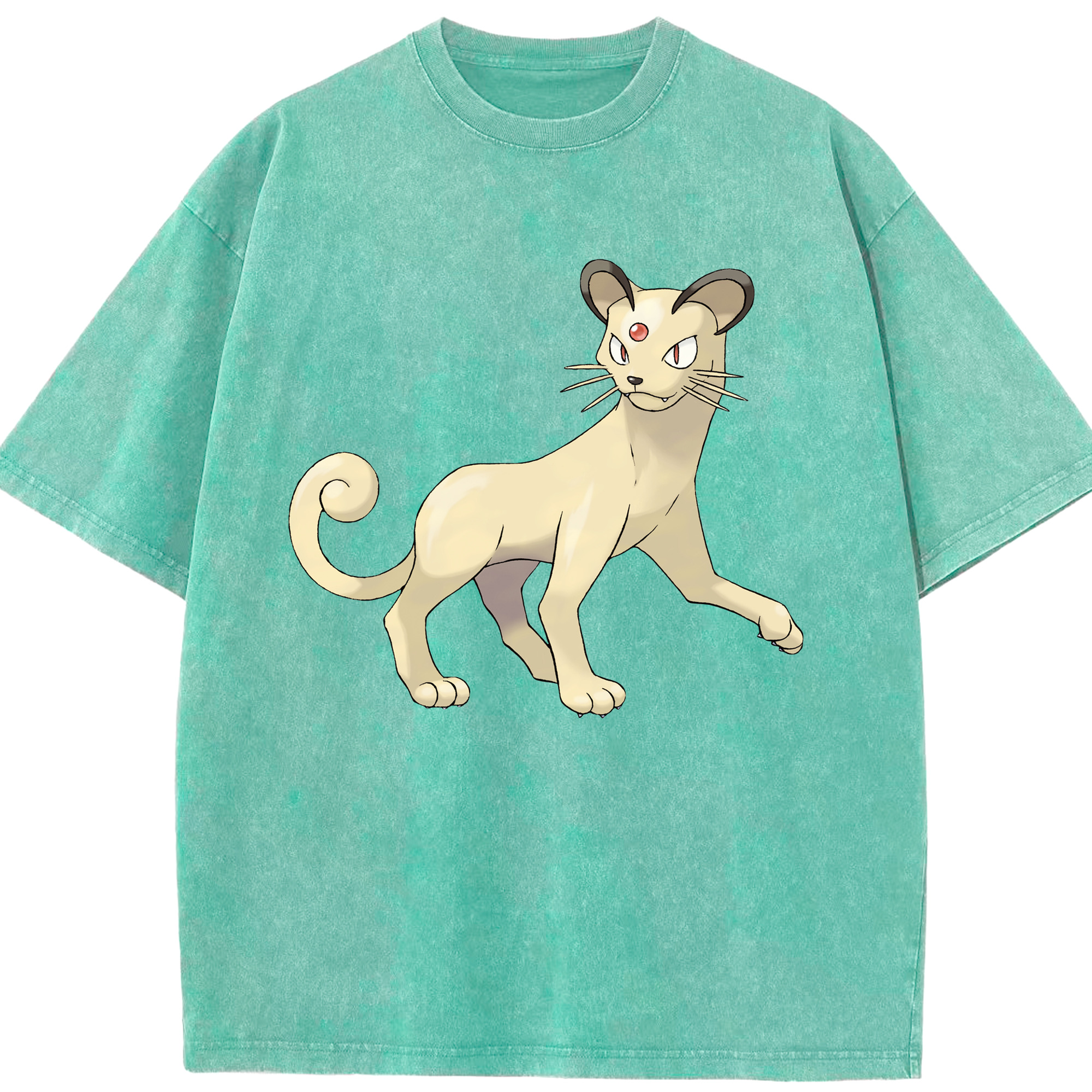 （画像用） ポケットモンスター Pokémon 綿100% ヴィンテージ風 半袖Tシャツ（フロントプリント）